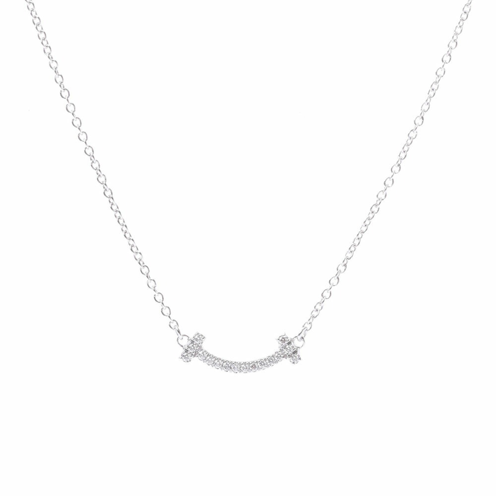 Tiffany Smile Necklace Diamonds White
